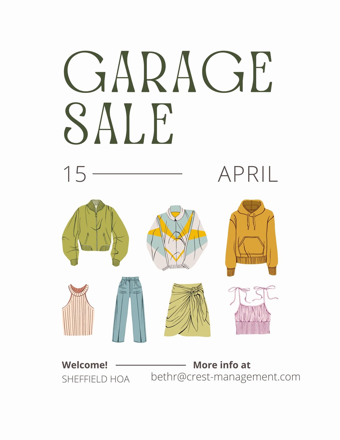 2023 Spring Community Garage Sale